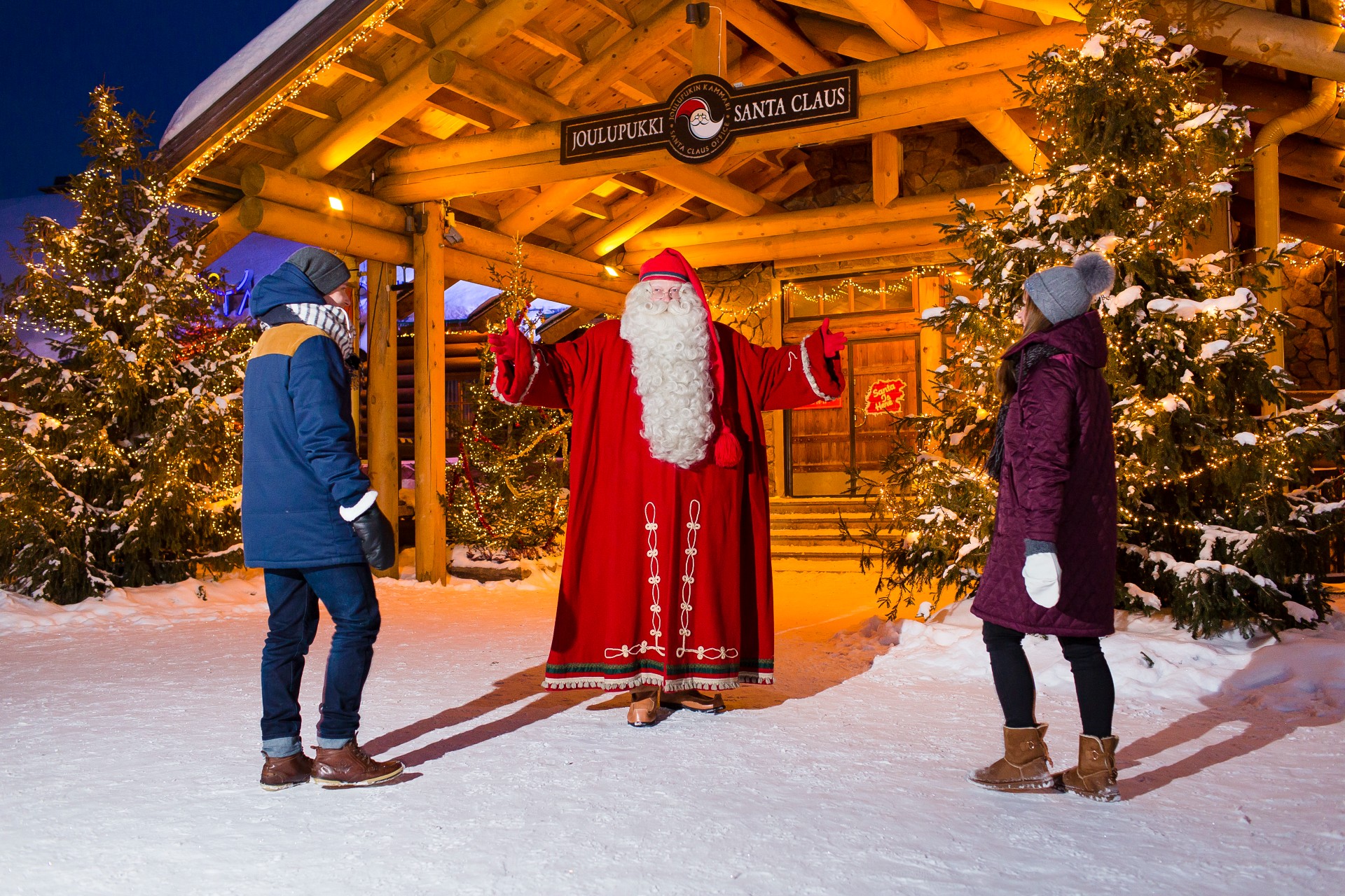 I finske Rovaniemi er Julemandens officielle bolig det helt store trækplaster. (Foto: Visit Rovaniemi)
