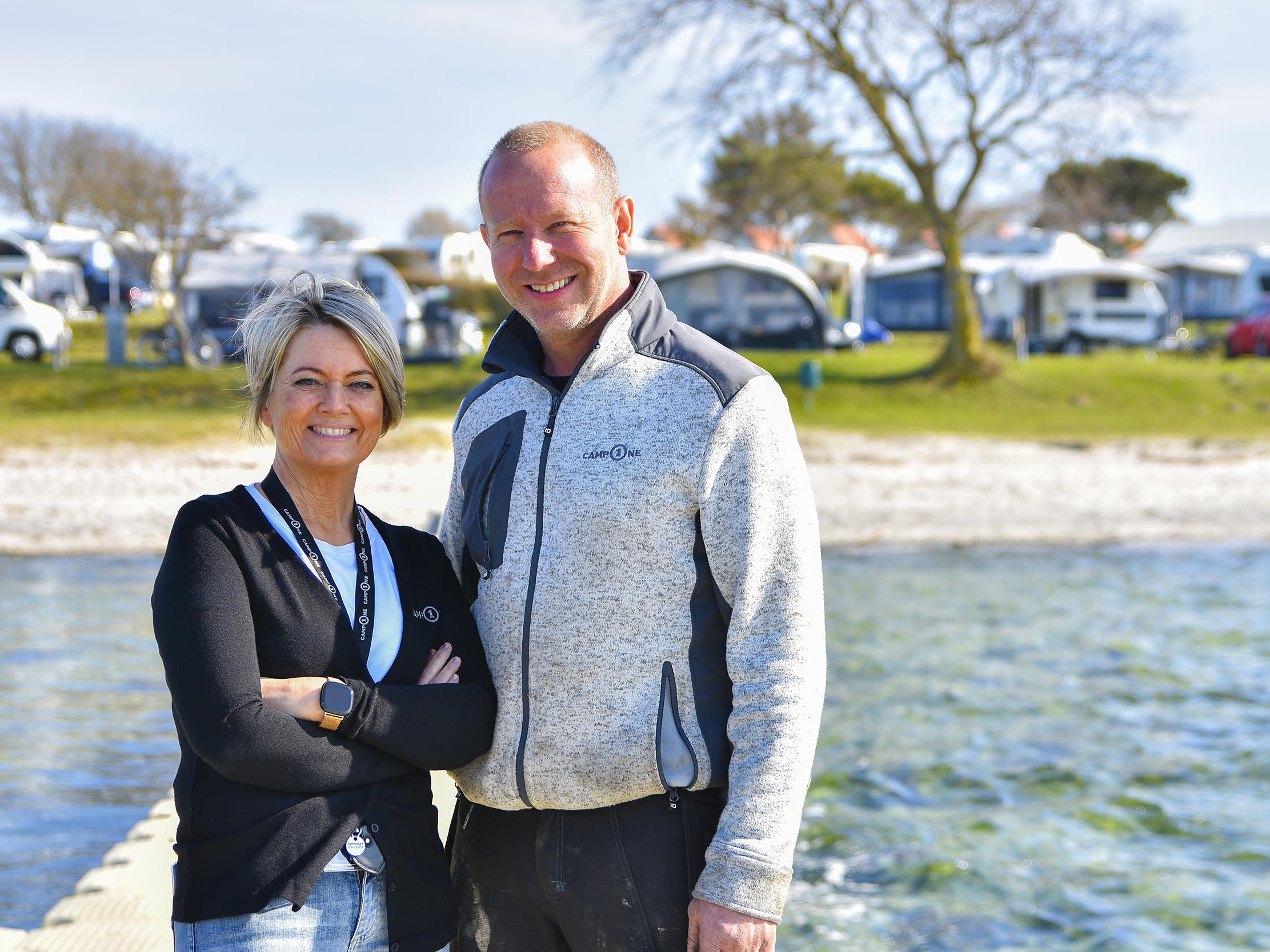 Gitte og Per Blaabjerg sælger fire ud af fem campingpladser i CampOne til svenske FirstCamp. (PR-foto)