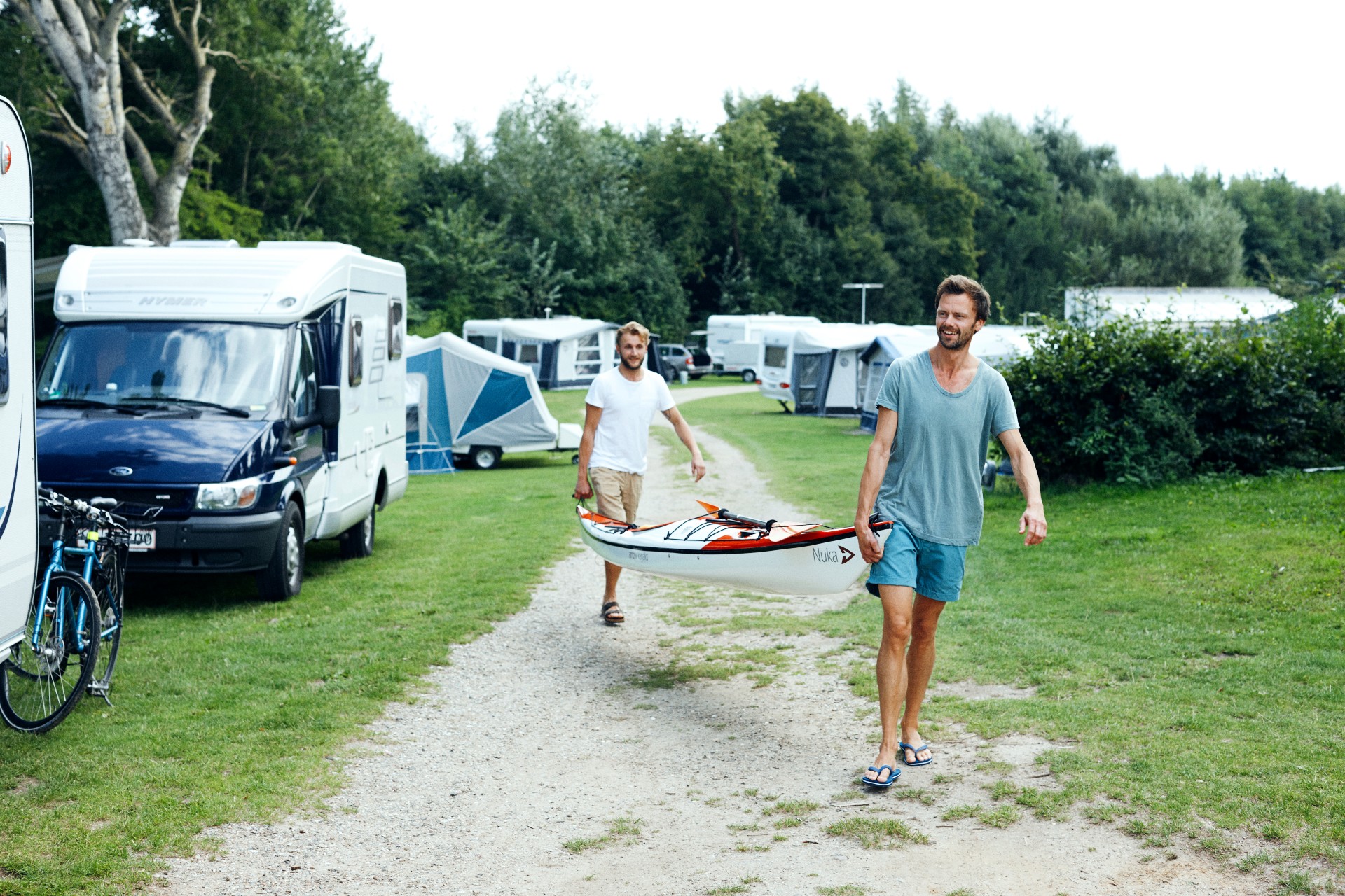 De fynske campingpladser kan se tilbage på fem år med stor vækst. Her Vindebyøre Camping på Tåsinge. (Foto: Destination Fyn)