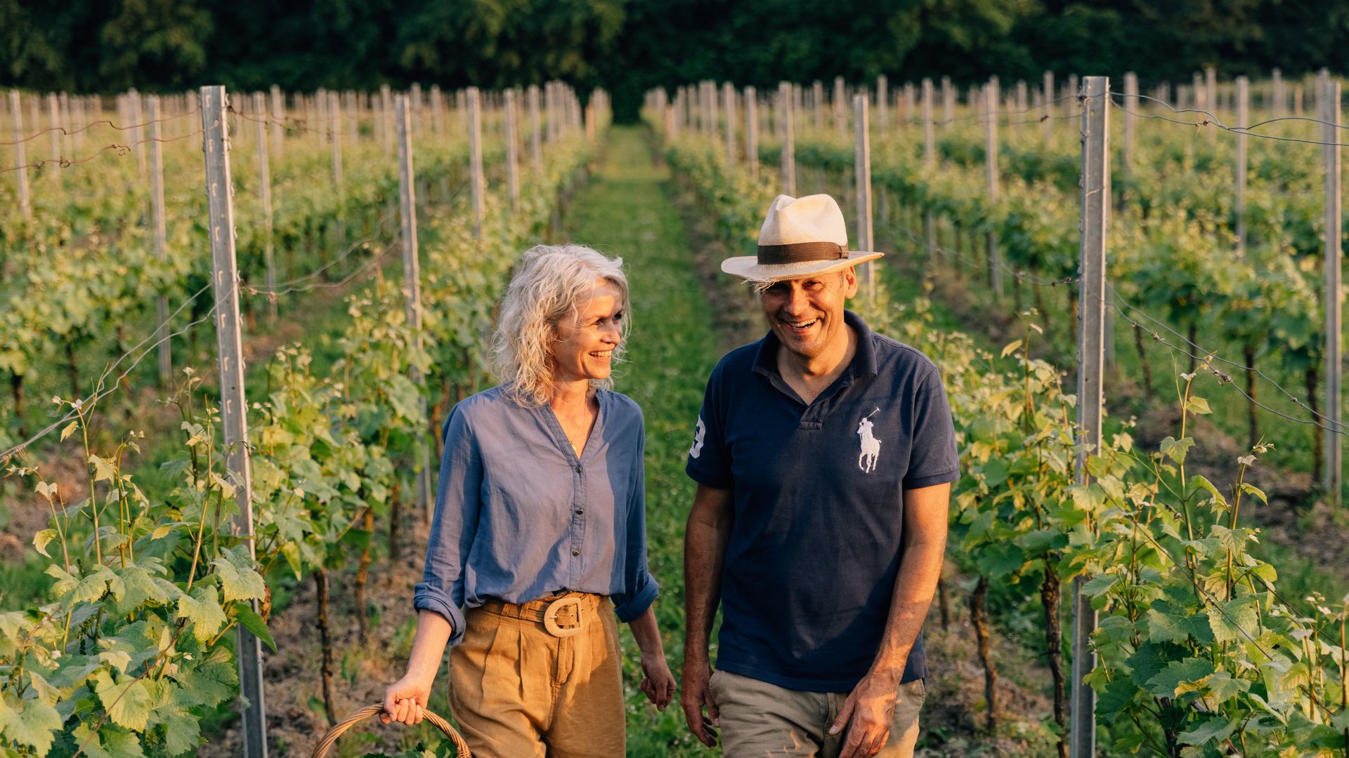 Ambitionerne er tårnhøje hos Helle og Jacob Stokkebye, der står bag vingården By Stokkebye ved Nyborg. Parret ser et potentiale i at tiltrække flere gastroturister til deres landsby. (Arkivfoto: Daniel S. Jensen)