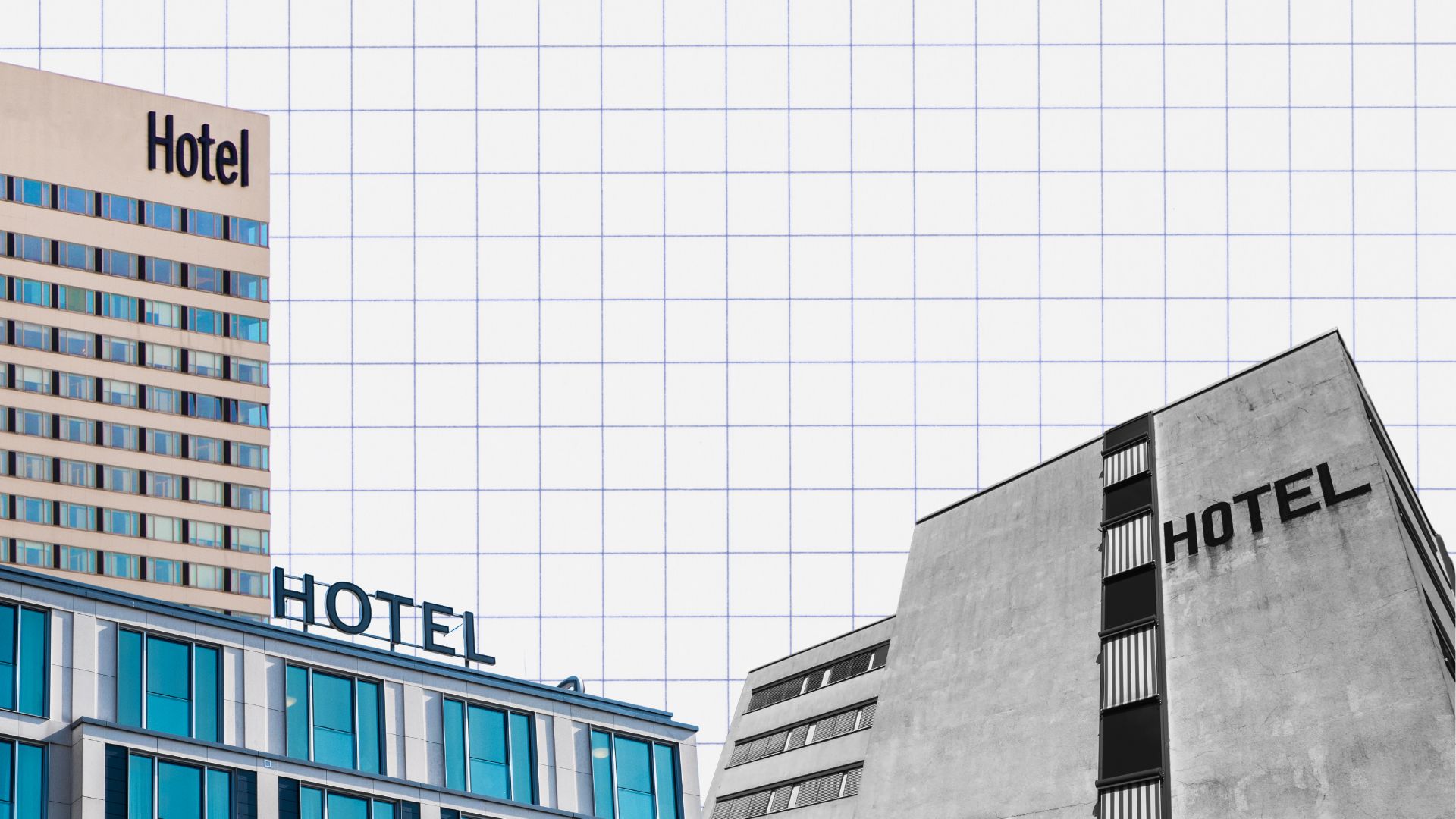 Ekstra mange ferieturister søgte mod hotellerne i påsken, men det har til gengæld kostet på erhvervsovernatningerne i en grad, så første kvartal blev en blandet fornøjelse for hotellerne. (Collage: Turisme.nu)