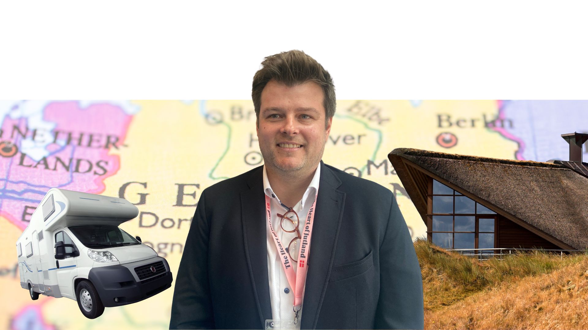 Mads Schreiner, international markedsdirektør, VisitDenmark. (Collage: Turisme.nu)