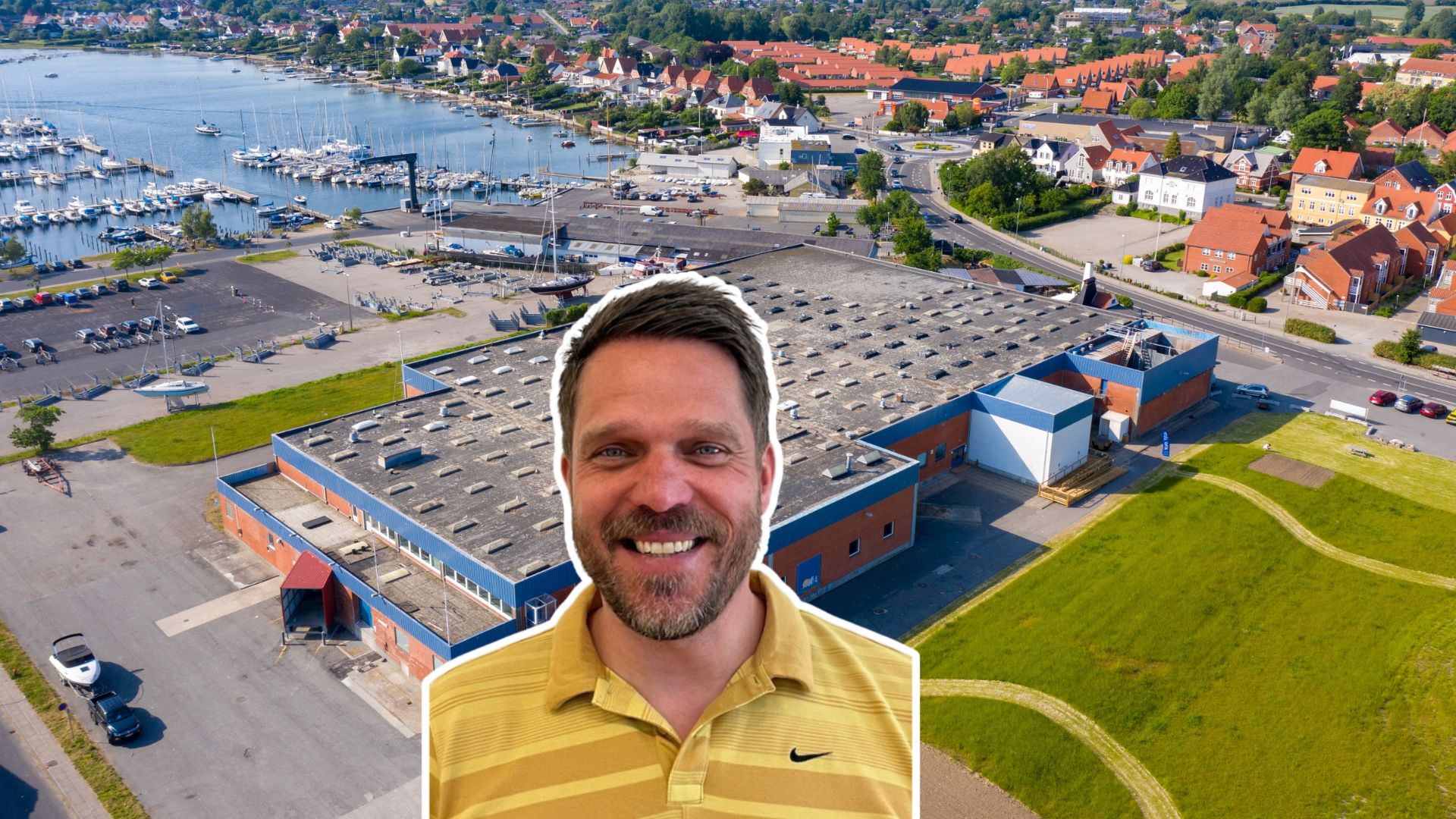 Christian Lauesen skal være udviklingschef for Slagterigrunden i Faaborg. (Foto: Faaborg-Midtfyn Kommune. Collage: Turisme.nu)