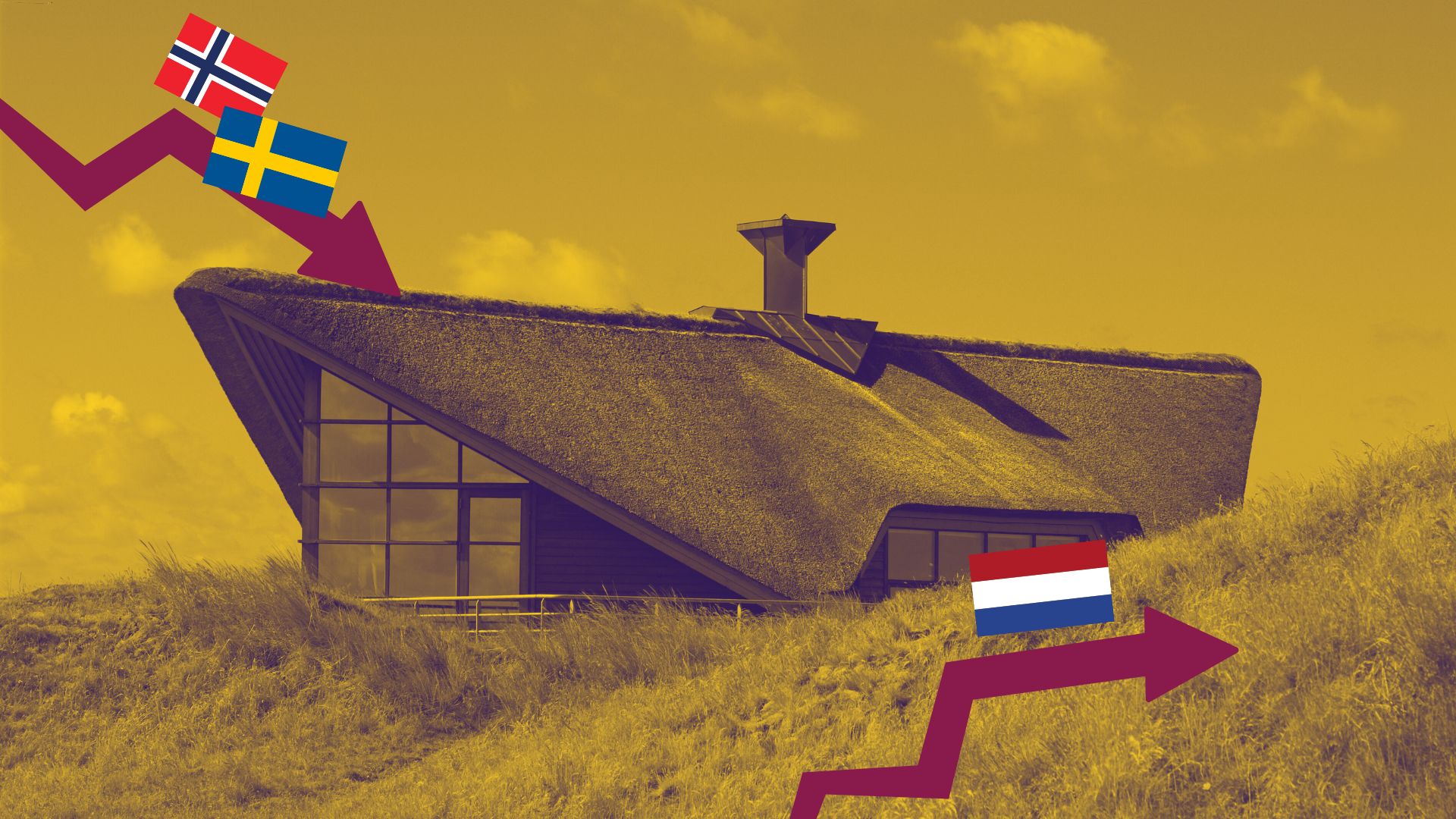 De svenske og norske gæster svigter de danske feriehuse. En ny kampagne målrettet det nederlandske marked har indtil videre været effektiv. (Collage: Turisme.nu)