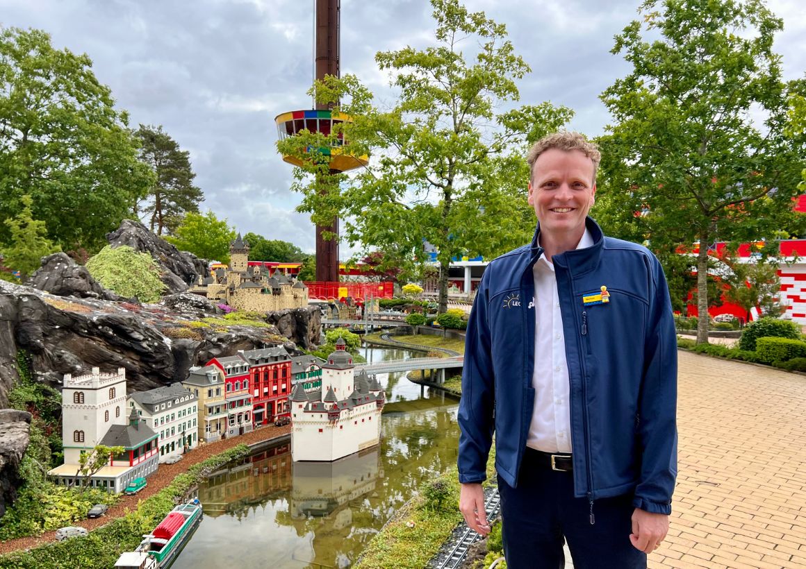 ”Jeg skal ikke ind og lave en stor turnaround, men jeg tror stadig, der er ting, der kan lægges ovenpå," siger Legolands nye direktør, Michael Ottesen. (PR-foto)