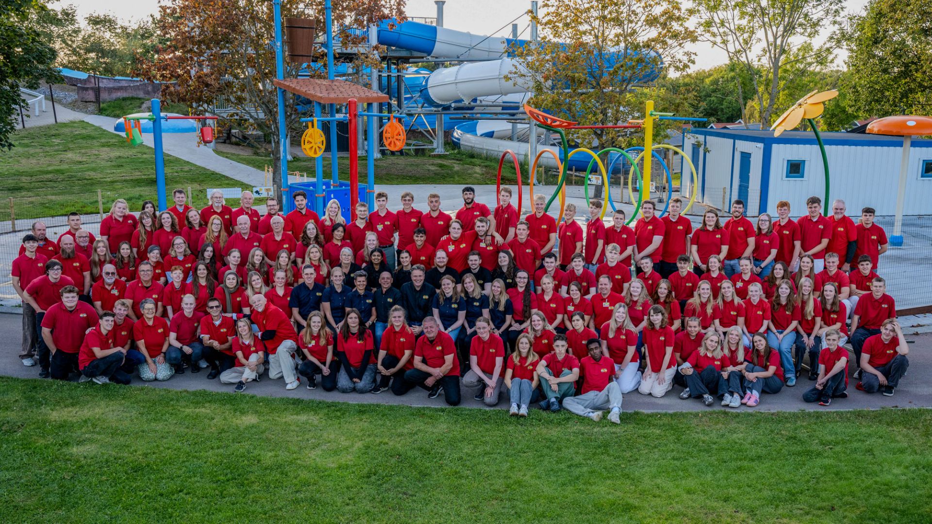 På medarbejdersiden kan Sommerland Sjælland glæde sig: Efter nogle år, hvor det har krævet en større indsats at få sommerværter nok, så har sæson 2024 været anderledes, lyder det. (PR-foto)