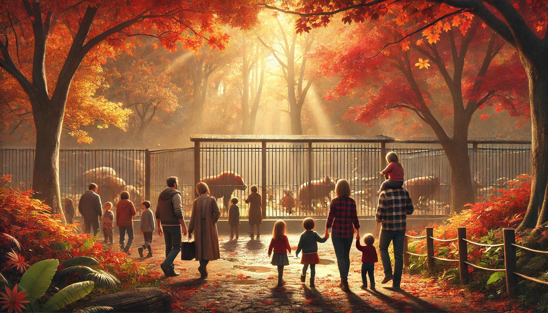 Danskerne vil især besøge zoologiske haver og opleve kulturarven i efterårsferien 2024. Det viser en analyse fra Dansk Erhverv. (Illustration: Dall-E/Open AI)