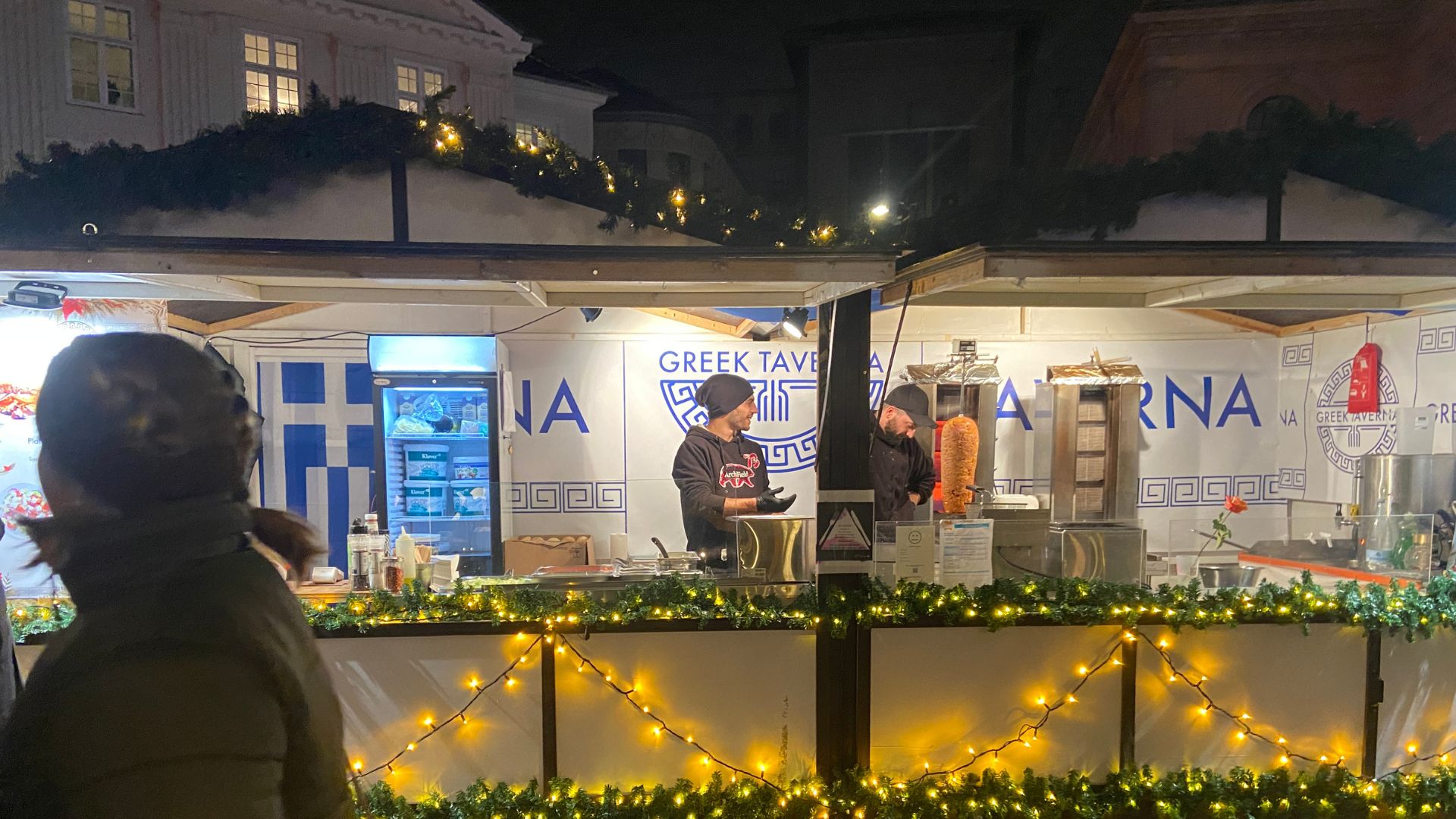 Ved 2023-versionen af julemarkedet ved Kgs. Nytorv kunne man bl.a. købe græske specialiteter. Nu skal der være lokale produkter i boderne. (Foto: Lars Bo Axelholm)