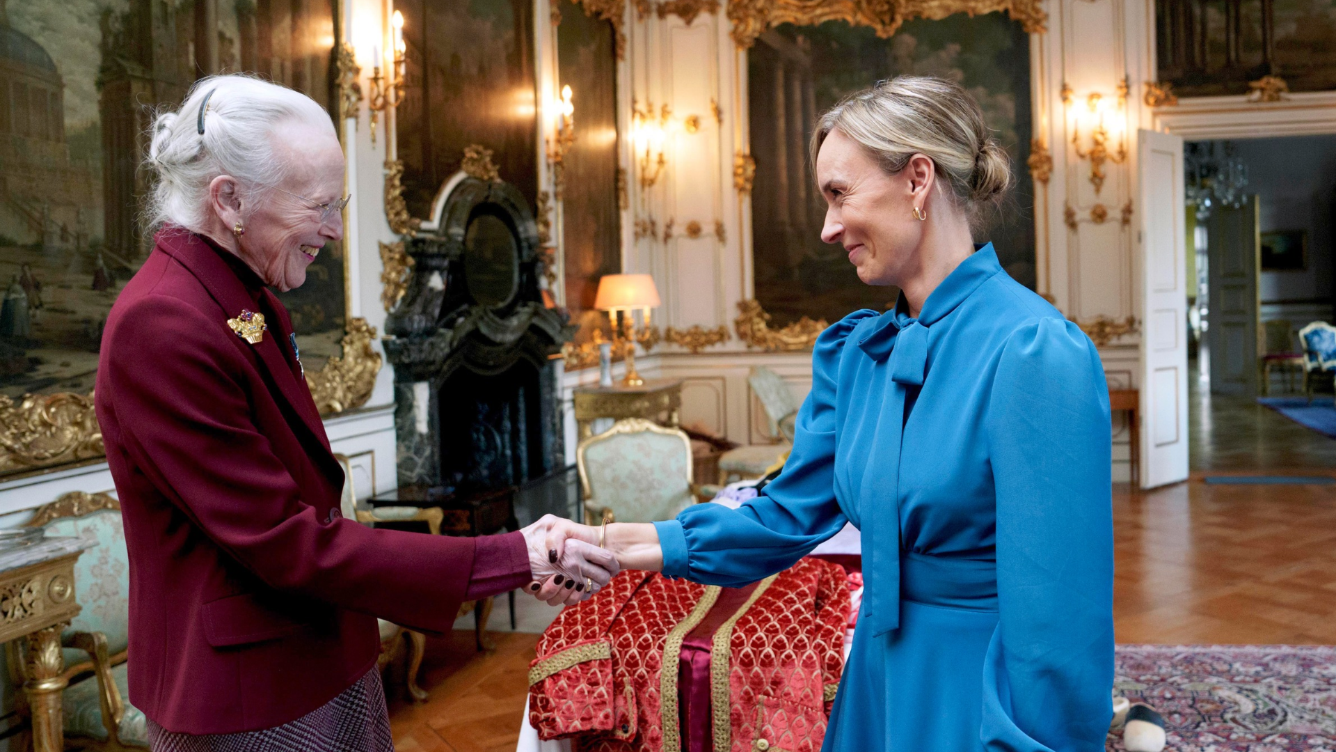 Dronning Margrethe og Tivolis direktør Susanne Mørch Koch